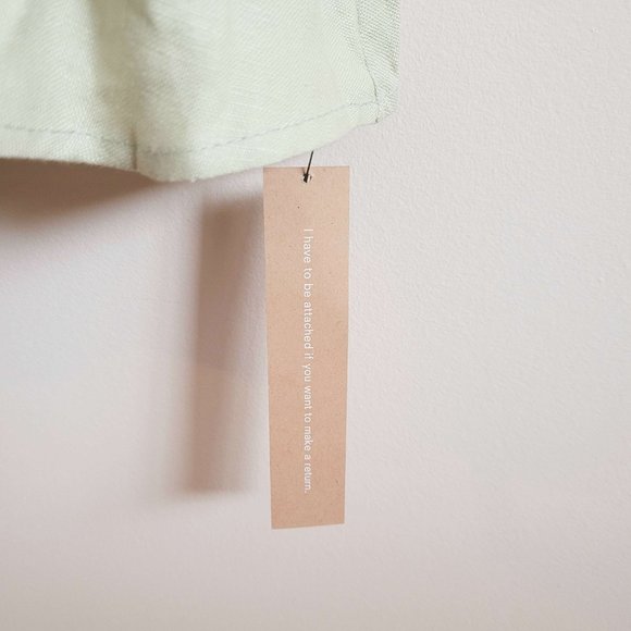 Reformation Davila Linen Dress in Dried Herbs - Picture 8 of 10